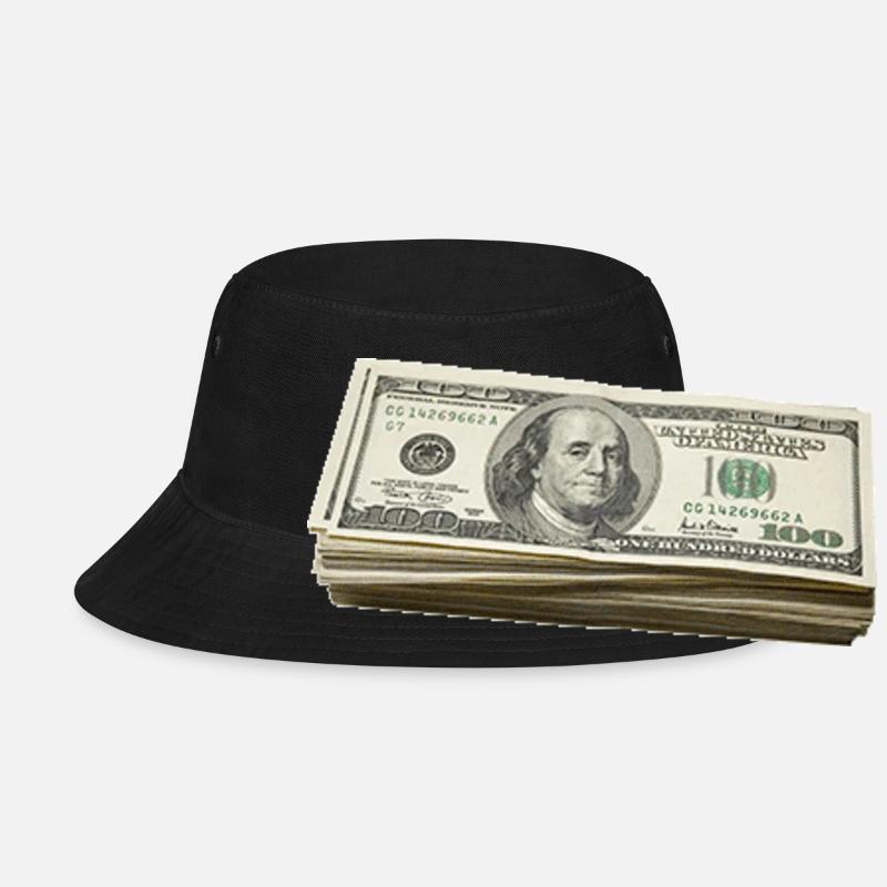100 Dollar Bills' Bucket Hat | Spreadshirt